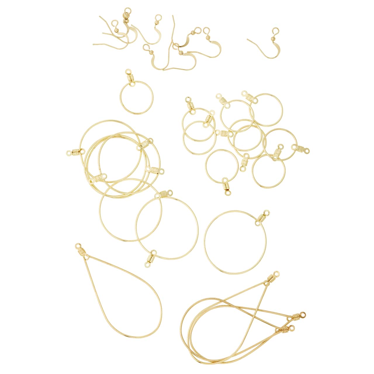 Premium Metals Gold Assorted Ear Wires by Bead Landing&#x2122;